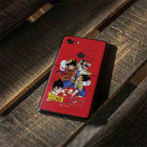 Dragon Ball Z Goku Vs Vegeta Google Pixel 3 Skin